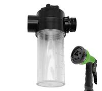 Riaisttd Tubo per lavaggio auto | 4 marce regolabili per lavaggio automatico schiuma - Schiuma da giardinaggio per irrigazione agricola, serbatoio in schiuma nera con torsione