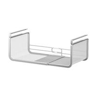 Riaisttd Under Shelf Storage, Under Shelves Organizer Rack, Hangable Basket Organizing, Expandable Design, Space Saving Kitchen, 15,94 x 9,37 x 7,4 pollici, for Seasonings, Pantry, Cabinet Use
