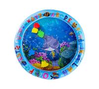 Riaisttd Water Pad, Cat Cooling Mat, Interactive Play Bed, Water-Filled Sensory Mat, Pet Exercise Activity, 25,59 x 25,59 x 3,15 pollici, Ideal for Indoor Home Travel Outdoor Balcony