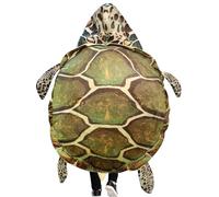 Riaisttd Wearable Turtle Shell Pillows, Cartoon Wearable Stuffed Turtle Shell Pillow, Turtle Shell Design Stuffed Animal Toy for Living Room, Bedroom, Work Area, Game Room, Couch, Kids Room