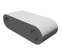 Rialzi 8mm per Rock Slider Traxxas TRX-6 - Kit Rialzo RC Stampato 3D