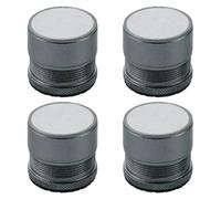 Rialzi antiscivolo regolabili per mobili da letto, set da 4 pezzi per un maggiore comfort e assorbimento degli urti nello spazio abitativo (grigio)