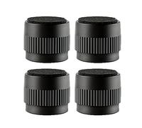 Rialzi autoadesivi for mobili resistenti Risers, aggiungono 55 mm di altezza a letti, divani e armadi, set da 4(Black)