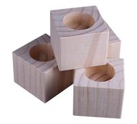 Rialzi for mobili in legno 4 pezzi for letto resistente aggiunge 5 10 15 cm di altezza for divano tavolo sedia sgabelli armadi piedi supporto(Ø 6.5cmIncrease Height 5cm)