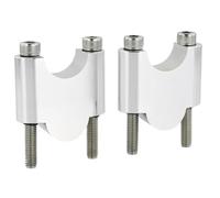 Rialzi Manubrio Compatibile Con CB1100 2012 2013 2014 2015 2016 2017 2018 2019 2020 22mm 7/8 "Accessori Per Riser Manubrio Fat Bar In Alluminio(Silver,40mm)