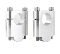 Rialzi Manubrio Compatibile Con CRF450R 2002-2018 Per CRF450RL 2021-2025 Per CRF450L 2019-2020 Morsetti Per Riser Manubrio Morsetti Per Riser Per Montaggio Su Manubrio Moto(Silver,40mm)