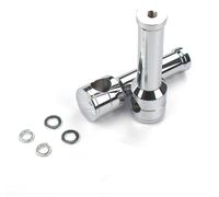 Rialzi Manubrio Dritti Chrome 6" Altezza 1 1/4" 1.25" Per Harley