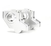 Rialzi Manubrio Moto Per Himalayan Per Scram 411 Per Hunter 350 2016-2021 2022 2023 22 Mm 7/8 "Riser Manubrio Estensione Riser Spostato Indietro Morsetto Rialzato Manubrio Moto(Gloss Silver)