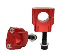 Rialzi Manubrio Moto Per Suzuki Universal Motorcycle 1-1/8 Mount Clamps Kit Adapter Manubrio Riser Manubrio Motocicletta Riser (Colore : Red)