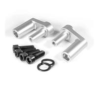Rialzi Manubrio Per BMW Per R1200RT LC Per R1250RT R 1250 1200 RT 1200RT Manubrio Riser Morsetto Aumentato Movimento Indietro Manubrio Regolabile Riser Manubrio Moto(Colore:Argento)