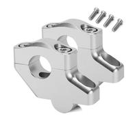 Rialzi Manubrio Riser Manubrio Per Motocicletta Morsetto Offset Per XT 350 Per XT 500 Per XT 600 Per TT-R125 Per TT-R230 2005-2024(Silver)