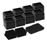 Rialzi per letto regolabili Utopia Bedding da 3 e 6 pollici - Confezione da 8 - Rialzi per mobili con schiuma antiscivolo e cuscinetto in gomma -