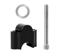 Rialzi per manubrio, 7/8 pollici, adattatore a morsetto per sollevamento, maggiore durata e design, prolunga regolabile per scooter, bici, strada, ATV, automobilistico e montagna, 2,8 cm