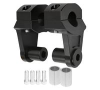 Rialzi per manubrio della moto, con morsetto per montaggio sul manubrio, ergonomici resistenti per touring, ATV, avventura, migliora, comfort invernale e lunga distanza