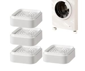 Rialzi per mobili, 4 pezzi di quadrati, impilabili e antiscivolo, rialzi per il, il tavolo e la lavatrice, per lavatrici, divani, frigoriferi, scrivanie, tavolini, arm