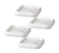 Rialzi per mobili, 8,9 cm, in materiale termoplastico, 4 pezzi, supporto per gambe regolabili, estensore antiscivolo, set di alzate per sedie, letti, scrivanie, divani e divani