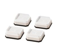 Rialzi per mobili, impilabili per letto, aumentano l'altezza di 6,6/5,1/7,1/9,5 cm, cuscinetti antiscivolo regolabili per sollevamento mobili per divano, tavolo, scrivania, sedia e gambe del letto