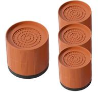 Rialzi per Mobili Rotondi, Rialzi per Letti Pesanti Rialzi per Letti Regolabili per Telai di Letti Cuscinetti D'urto per Lavatrici(2 SEC-L-BR)