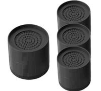 Rialzi per Mobili Rotondi, Rialzi per Letti Pesanti Rialzi per Letti Regolabili per Telai di Letti Cuscinetti D'urto per Lavatrici(2 SEC-L-BK)