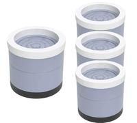 Rialzi per Mobili Rotondi, Rialzi per Letti Pesanti Rialzi per Letti Regolabili per Telai di Letti Cuscinetti D'urto per Lavatrici(2 SEC-M-GY)