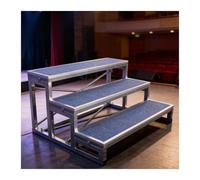 Rialzi per palcoscenico corale, antiscivolo, 2/3 ripiani, per scuola e | Rialzi antiscivolo per cori, scuole, chiese e teatri, ideali per concerti ed eventi
