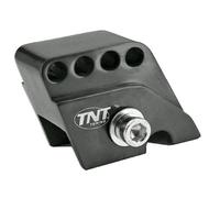 Rialzo Ammortizzatore Adattatore per Piaggio Typhoon NRG 4 Fori Nero Opaco