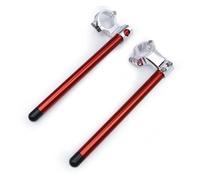 Rialzo er Manubrio Moto Per manubrio universale da 7/8"22 mm per moto, 37-51 41 mm, riser, manubrio per moto in alluminio CNC, clip-on per manubrio