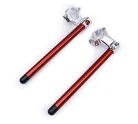 Rialzo er Manubrio Moto Per manubrio universale da 7/8"22 mm per moto, 37-51 41 mm, riser, manubrio per moto in alluminio CNC, clip-on per manubrio