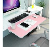 Rialzo ergonomico da scrivania in legno con vassoio per tastiera pieghevole, finitura noce, 75 x 25 cm, supporto per tastiera del computer, Home nizer, design Space-Sag