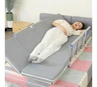 Rialzo Manuale Ed Elettrico con Rete A Doghe per Anziani con Materasso,Letto Da Assistenza Regolabile Elettricamente,Rialzo per Letto In Altezza con Guardrail,Quad function enlarge sponge