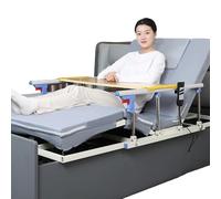 Rialzo Manuale Ed Elettrico con Rete A Doghe per Anziani con Materasso,Letto Da Assistenza Regolabile Elettricamente,Rialzo per Letto In Altezza con Guardrail,Dual function enlarge sponge