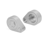 Rialzo Manubrio clip Moto 2PCS Per Manubrio Riser VFR800 VTEC 2002 Per Blackbird CBR1100XX 1996-2008 43 Millimetri Forchette Coppia