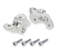 Rialzo manubrio con offset 30 mm di altezza, 33 mm posteriore, argento per BM...