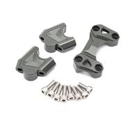 Rialzo Manubrio Moto Riser manubrio moto 28 mm alza sposta indietro per Benelli per TRK502 per TRK502X per TRK 502C per BJ500 Handbar Riser(Titanium)