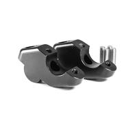 Rialzo Manubrio Per Aprilia Tuono 660 V4 900 Dorsoduro 2017 - Regolatore Di Estensione Della Base Del Morsetto Per Tubo Di Sterzo. Rialzi Clip Di Aumento Dell'Altezza(NERO)