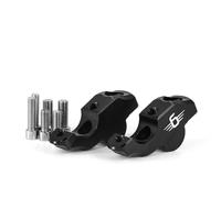 Rialzo Manubrio Per BMW K 1600 B K 1600 Adattatore Di Montaggio Prolunga Regolabile In Altezza, Staffa Di Regolazione Dell'altezza. Staffa Estensione Dell'Altezza Manubrio(NERO 1)