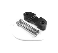 Rialzo Manubrio Per Ducati Scrambler 400, 800 E 1000, Adattatore Per Attacco Manubrio Corto, Attacco Manubrio Regolabile. Kit Montaggio Riser Manubrio Regolabile(NERO)