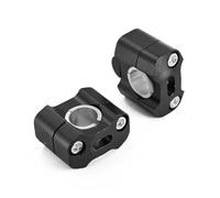 Rialzo Moto Per TRANSALP Per XL 600 650 700 V Per XL700V Per XL650V Adattatore Riser Manubrio Alluminio CNC Da 22 Mm E 28 Mm Morsetti Manubrio Moto Fuoristrada Montaggio Montante Manubrio(Nero)