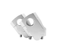 Rialzo Moto Universale Per Kawasaki Riser Bar Mount Manubrio Morsetto 28mm 1 1/8" 22mm 7/8" Manubrio Moto Montaggio Montante Manubrio(28mm Silver)