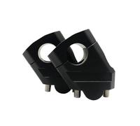 Rialzo Moto Universale Per Kawasaki Riser Bar Mount Manubrio Morsetto 28mm 1 1/8" 22mm 7/8" Montaggio Montante (22mm Black)