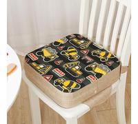 Rialzo per bambini per sedie da pranzo, cuscini per seggiolini, in schiuma, per sedie da cucina, scrivania, cuscini (a, 10 cm)