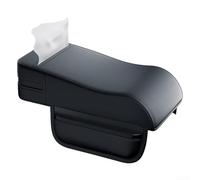 Rialzo per bracciolo auto con imbottitura in memory foam, organizer in pelle con porta fazzoletti integrato per uso interno del veicolo