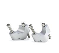 Rialzo Per Ducati Multistrada V4 S Rally Pikes Peak 2021 - Supporto Piattaforma Di Sollevamento A Braccio. Aumenta L'altezza Del Manubrio. Kit Montaggio Riser Manubrio Regolabile(Argento)