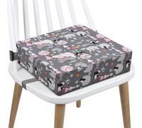 Rialzo per sedia da pranzo - rialzato per sedile regolabile, morbido lavabile, cinghie di sicurezza per allattare o studiare | Fodera per da tavolo per bambini - k