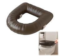 Rialzo per sedile WC, Cuscino per Sedile Del Water Impermeabile,facile da pulire, comodo e spesso, aggiunge 3 pollici per i pazienti anziani, Viola