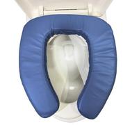 Rialzo per sedile WC, portatile, antiscivolo, impermeabile, 5 cm, per anziani e bagno, in spugna ad alta densità, vestibilità comoda per anziani disabili, incinta, casa, viaggi, ospedale, bagno