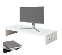 Rialzo Per Supporto Per Monitor - Ripiano Ventilato, Piattaforma Di Supporto Per Stampante Da Ufficio, Rack Per Elevazione Dello Schermo Del Computer, Base Per Organizer Per Dispositivi Elettronici Pe