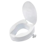 Rialzo per WC con coperchio, copriwater per anziani, rialzo per WC, sedile WC rialzato, 6/10/16 cm, aiuto WC per adulti (2 pollici)