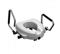 RIALZO PER WC PMN HOMECARE ALTEZZA CM.12,5 CON BRACCIOLI RIBALTABILI - FISSAGGIO CON VITE CENTRALE