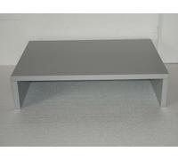 RIALZO PORTA TV MONITOR PC SU MISURA GRIGIO PER VCR DVD DECODER ALZATA TV